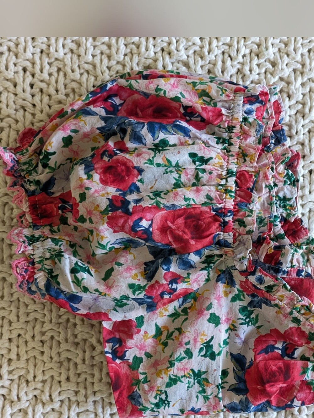 Love Shack Fancy Bryant Top - Rush Of Red